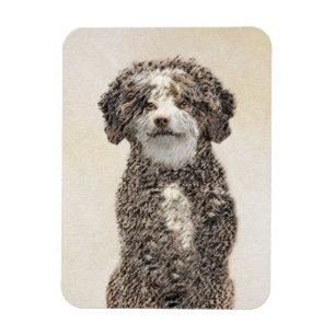 Spanische Dog Malerei - Niedliche Original Hunde K Magnet