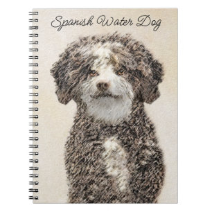 Spanische Dog Malerei - Niedliche Original Hunde K Notizblock