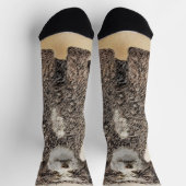 Spanische Dog Malerei - Niedliche Original Hunde K Socken (Oben)