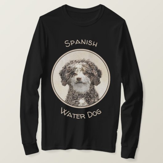 Spanische Dog Malerei - Niedliche Original Hunde K T-Shirt (Design vorne)