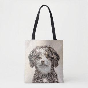 Spanische Dog Malerei - Niedliche Original Hunde K Tasche