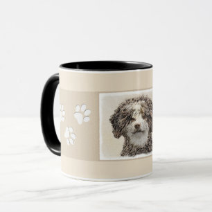 Spanische Dog Malerei - Niedliche Original Hunde K Tasse