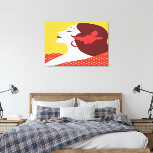 Spanische Dotter Leinwanddruck (Insitu (Schlafzimmer))