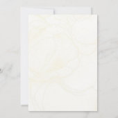 Spanische Einladung De Bautizo Floral Taufe (Rückseite)