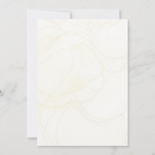 Spanische Einladung De Bautizo Floral Taufe (Rückseite)