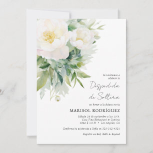 Spanische Englische Abschied von der Braut Bridal Einladung