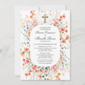 Spanische Erste Kommune Einladung (Vorderseite)