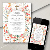 Spanische Erste Kommune Einladung