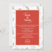 Spanische Fiesta de Navidad Weihnachten in der Ges Einladung (Vorderseite)