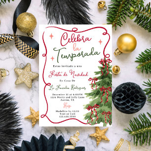 Spanische Fiesta De Navidad Weihnachtsfeier Einladung