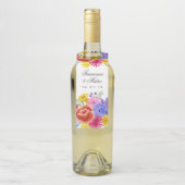 Spanische Fiesta Hochzeit Flaschenanhänger (Auf Flasche)