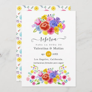 Spanische Fiesta Hochzeit Save The Date