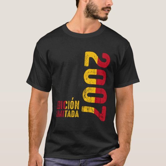 Spanische Flagge 2007 Jahr 2007 2007 Seit 2007 T-Shirt (Vorderseite)