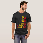 Spanische Flagge 2012 Jahr 2012 2012 Seit 2012 T-Shirt (Vorne ganz)
