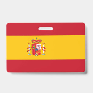 Spanische Flagge Ausweis