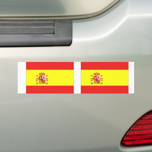 Spanische Flagge Autoaufkleber (Auf Auto)