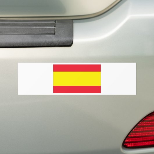 Spanische Flagge Autoaufkleber (Auf Auto)