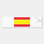Spanische Flagge Autoaufkleber (Vorne)