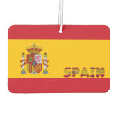 Spanische Flagge Autolufterfrischer (Rückseite)