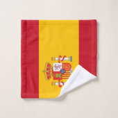 Spanische Flagge Badhandtuch Set (Waschlappen)