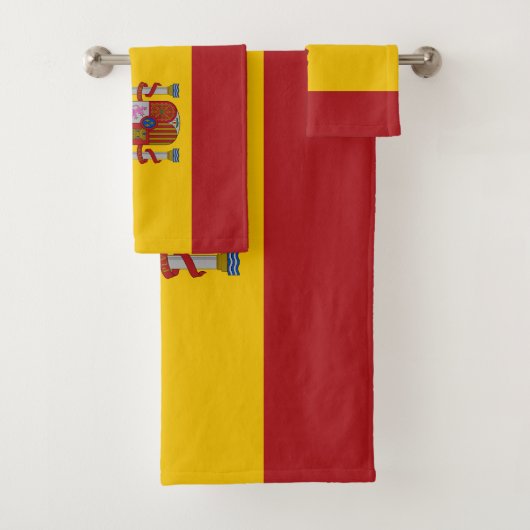 Spanische Flagge Badhandtuch Set (Insitu)