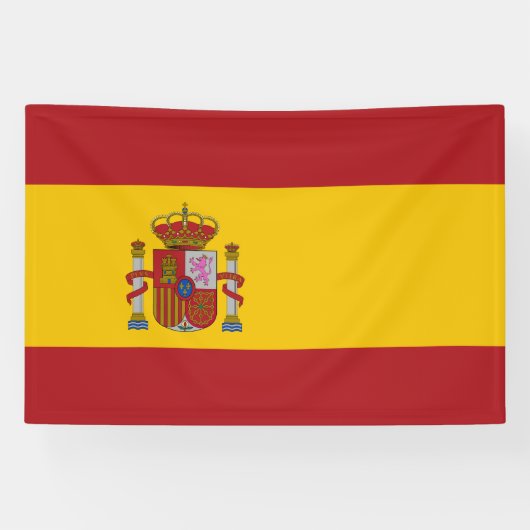 Spanische Flagge Banner (Horizontal)