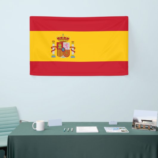 Spanische Flagge Banner (Messeveranstaltung)