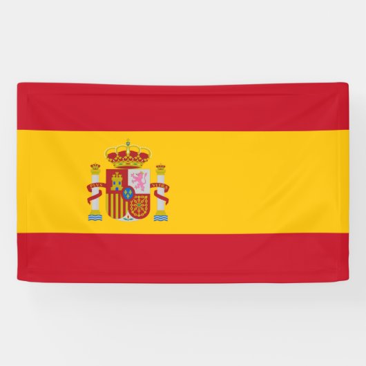 Spanische Flagge Banner (Horizontal)