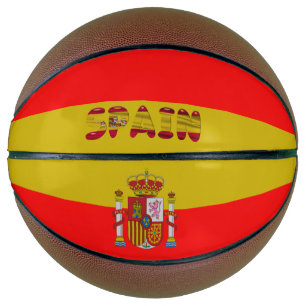 Spanische Flagge Basketball