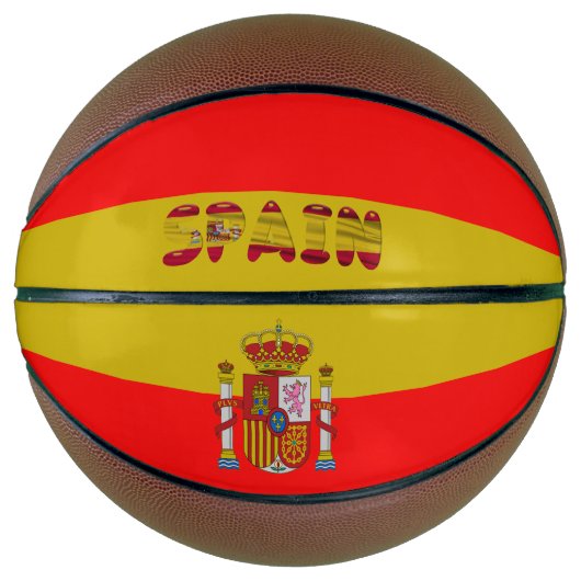 Spanische Flagge Basketball (Vorderseite)