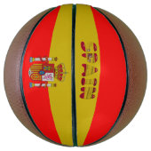 Spanische Flagge Basketball (Vertikal)
