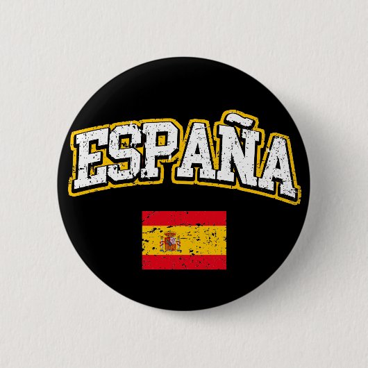 Spanische Flagge Button (Vorderseite)
