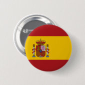 Spanische Flagge Button (Vorne & Hinten)