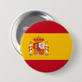 Spanische Flagge Button (Vorne & Hinten)