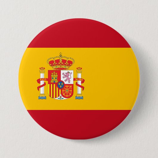 Spanische Flagge Button (Vorderseite)