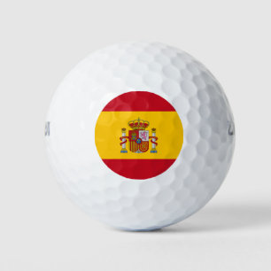 Spanische Flagge Coat of Arms Golf Balls Golfball