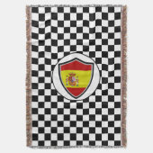 Spanische Flagge Decke (Vorderseite Vertikal)