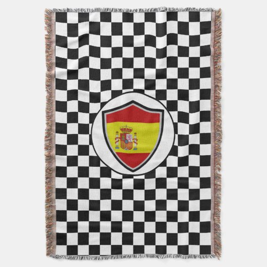 Spanische Flagge Decke (Vorderseite Vertikal)