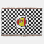 Spanische Flagge Decke (Vorderseite)