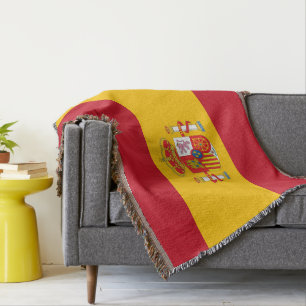 Spanische Flagge Decke