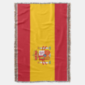 Spanische Flagge Decke (Vorderseite Vertikal)