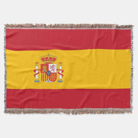 Spanische Flagge Decke (Vorderseite)