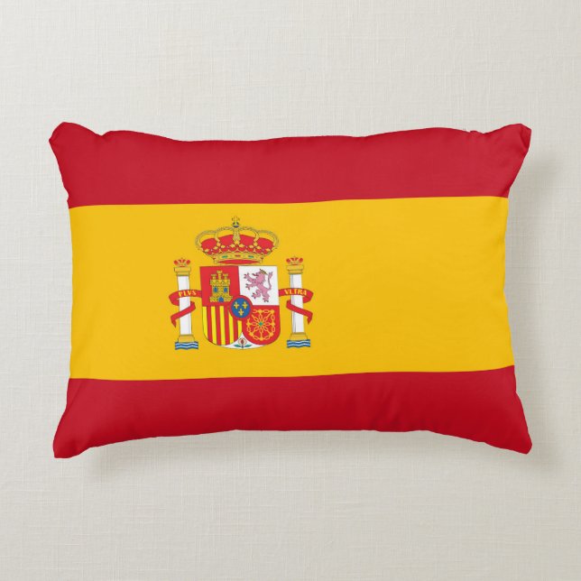 Spanische Flagge Dekokissen (Vorderseite)