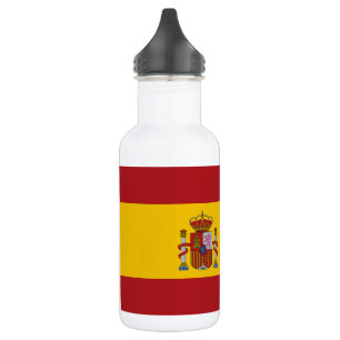 Spanische Flagge Edelstahlflasche
