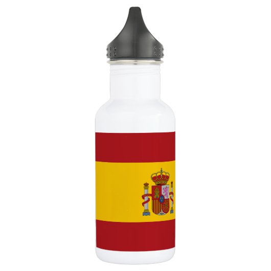 Spanische Flagge Edelstahlflasche (Links)