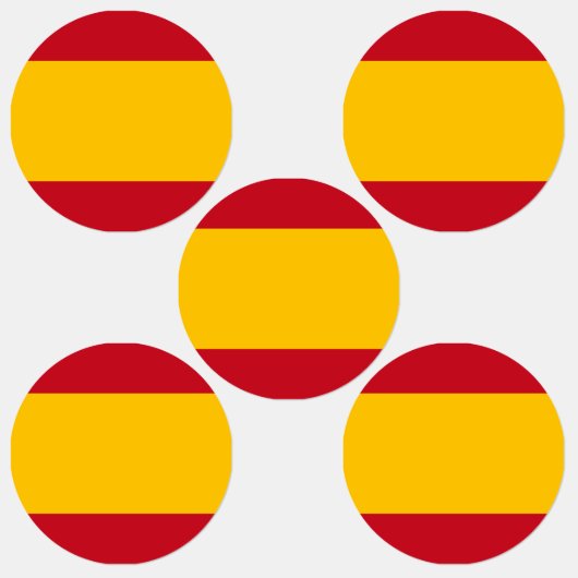 Spanische Flagge Etiketten (Gruppe)