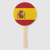 Spanische Flagge Fächer (Rückseite)