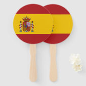 Spanische Flagge Fächer (Vorne und Hinten)