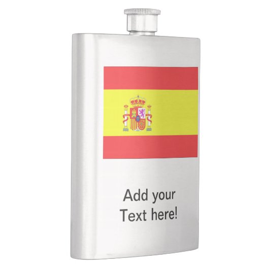 Spanische Flagge Flachmann (Rechts)