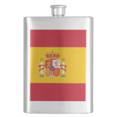 Spanische Flagge Flachmann (Vorderseite)